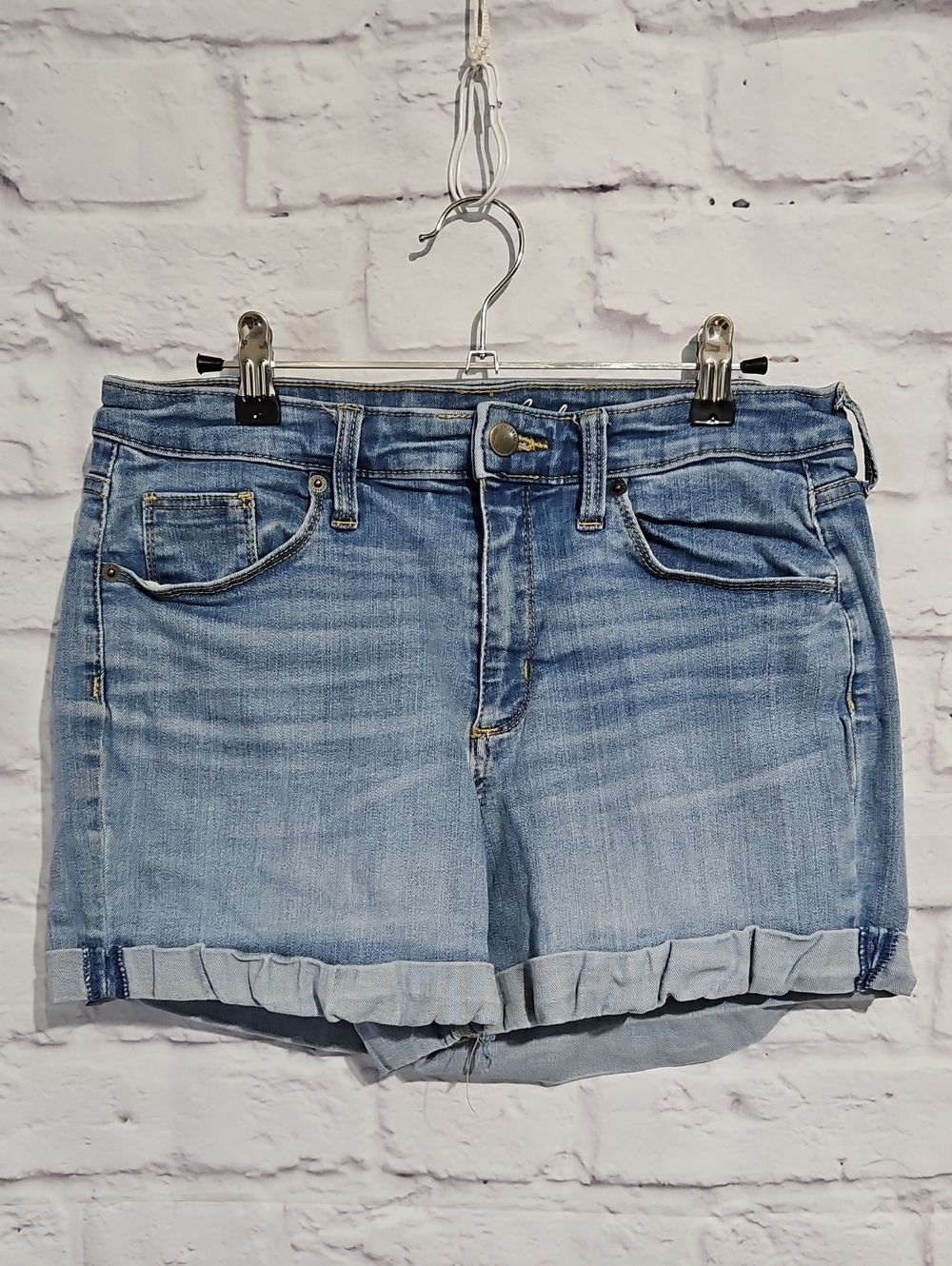 Universal Thread Light Blue Rolled Cuff Denim Shorts